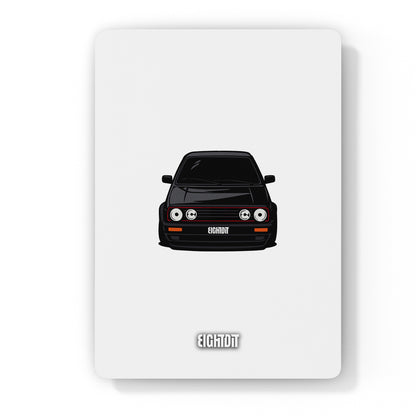 Car Air Freshner - EIGHTDIT Golf MK2 GTI Edition